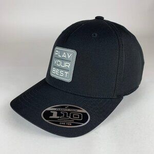 Ping Golf Mens Black Play Your Best Snapback Hat